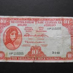 1962 Lady Lavery 10 Shillings