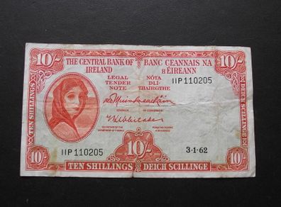 1962 Lady Lavery 10 Shillings