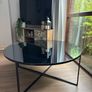 Black mirrored coffee table Image 2