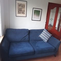 Navy Sofa - Two seater
