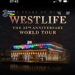 westlife standing ticket