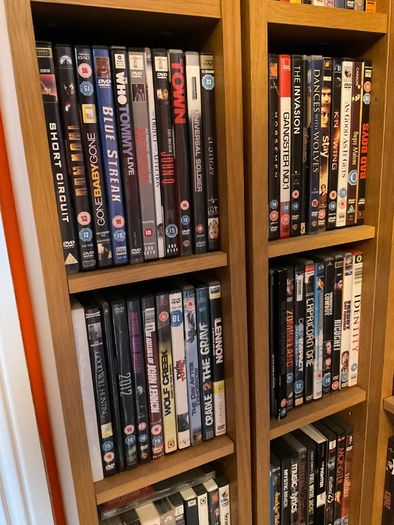 500+ DVDS and 5 IKEA Shelving Units