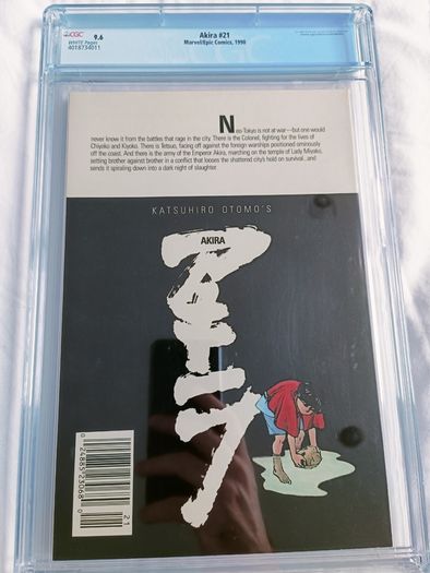 Akira Issue 21 CBCS / CGC 9.6 Certified Graded Comic Framed  DC Marvel
