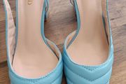Raid blue sling back shoes uk5
