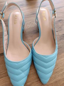 Raid blue sling back shoes uk5