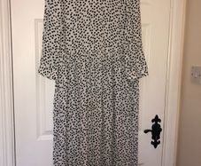 zara polka dot dress