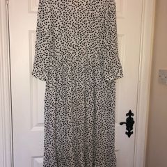 zara polka dot dress