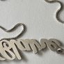 925 Silver name necklace Image 2