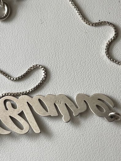 925 Silver name necklace