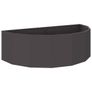 Planter Black 120 x 60 x 35 cm Steel Image 3
