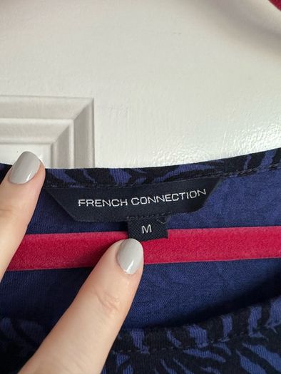 Black and purple French Connection tunic
