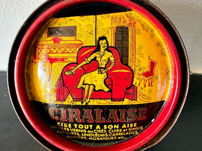 Vintage French Wax Polish Tin