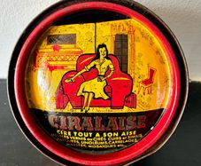 Vintage French Wax Polish Tin