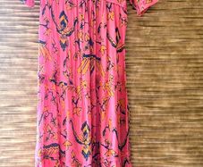 Ba&sh boho summer pink dress size small 8