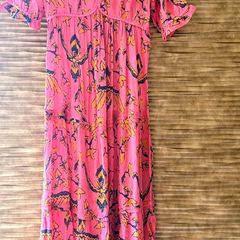 Ba&sh boho summer pink dress size small 8