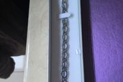 Silver &amp; Blue/Grey  Stone Bracelet. New. Costume Jewellery.