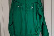 Vintage Puma IRFU Ireland Rugby Union green full-zip presentation jacket  Great condition