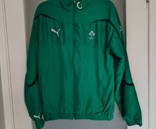 Vintage Puma IRFU Ireland Rugby Union green full-zip presentation jacket  Great condition