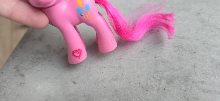 Pinkie Pie with ribbon in hair 3inch Brushable MLP G4 My Little Pony 2010