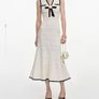 Self portrait pointelle bow dress Image 9