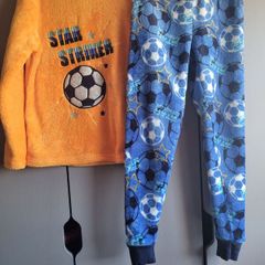 new fluffy football pyjamas