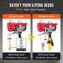 Electric Hoist, 880 lbs 230V Electric Winch with 14 ft Wired Remote Control, 40 ft Single Cable Lifting Height, Single/Double Slings, Image 6
