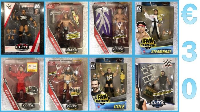 wwe elite wrestling figures rare NEW