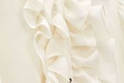 Zara Semi-Sheer Shirt With Ruffles