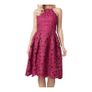 Chi Chi London high neck laser cut midi dress. Size UK16 Image 7
