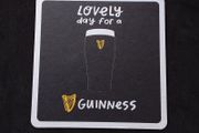 Guinness : " Pop Me Out " Frame Your Pint of View " - Beer Mat/Coaster