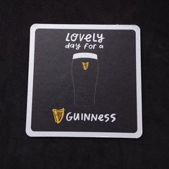 Guinness : " Pop Me Out " Frame Your Pint of View " - Beer Mat/Coaster