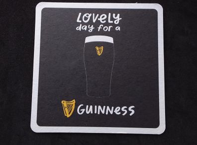 Guinness : " Pop Me Out " Frame Your Pint of View " - Beer Mat/Coaster