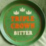 Vintage Triple Crown Bitter  Beer Serving Tray Image 2
