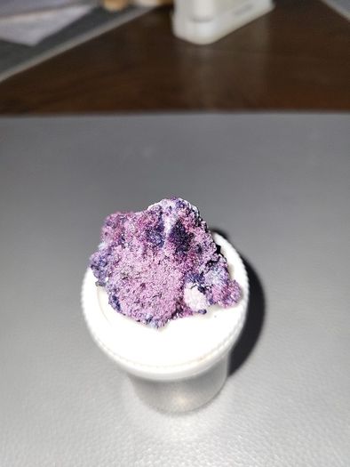 Ruby corundum crystal