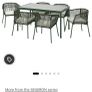 Garden table and chairs Image 6