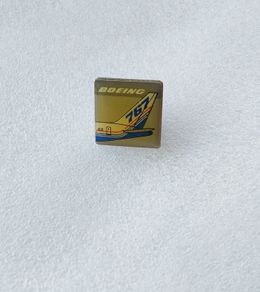 Vintage Boeing 767 , Tail Fin -  Lapel Pin Badge