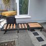 single metal bed rolls up to futon Image 4