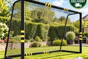 Football Goal 3m x 2m Heavy Duty Garden Soccer Goal with Steel Frame Net and Ground Pegs