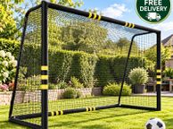 main image for ad Football Goal 3m x 2m Heavy Duty Garden Soccer Goal with Steel Frame Net and Ground Pegs