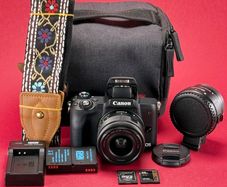 Canon EOS M50 Mirrorless Digital Camera with EF-M 15-45mm Lens