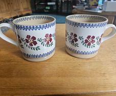 Nicholas Mosse Large Old Rose Mugs x2