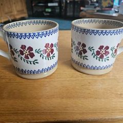 Nicholas Mosse Large Old Rose Mugs x2