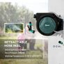 Hose Reel Wall Mounted 30 2m Garden Hose Pipe Reel with Lock, Auto Rewind, 7 in 1 Spray Nozzle, Includes Wall Fixings, 180 Swivel, Outdoor Watering Image 4