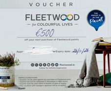 500 Fleetwood paints voucher