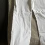 White Cropped trousers Image 3