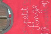 French Designer Du Pareil au Meme red romper 74cm DPAM