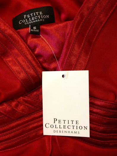 Debenhams Petite Collection Red Dress (Size 6 Petite) New
