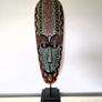 Handmade Wooden Aboriginal Dot Art Mask Image 2