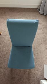 Set of Cloth and Leather chairs for sale