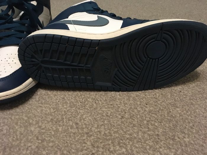 Nike Air Jordans UK 5 blue and white